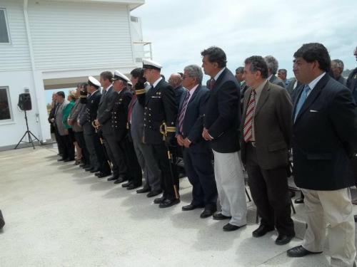 cambio de mando en la Capitania de Puerto de Constituciòn.